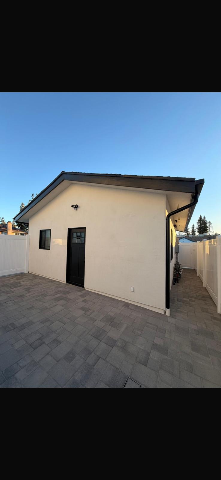 New construction ADU exterior